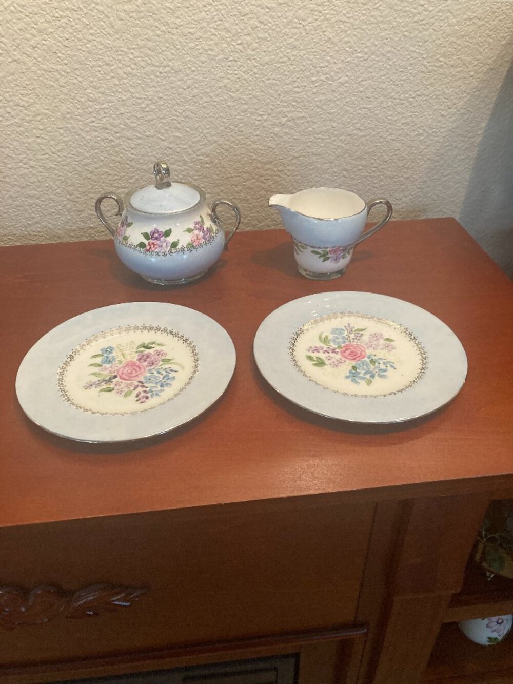 Vintage Hand Painted china ~ 4-pc. Set
